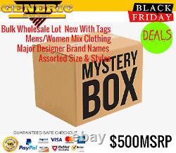 New Men / Women Clothing Reseller Wholesale Bundle Mix Box Lot Min. MSRP $500+