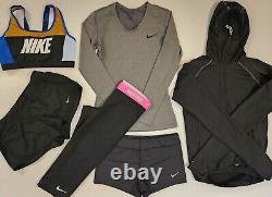 Nike Women's Bundle Lot Of 6 Athletic Running Apparel Mixed! Size M