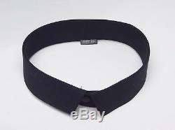 PRADA F/W 2008 RUNWAY Black Cotton Narrow Detachable Collar IT42/US16.5
