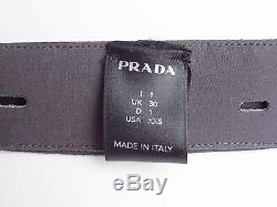 PRADA F/W 2008 RUNWAY Gray Cotton Narrow Detachable Collar IT39/US15.5