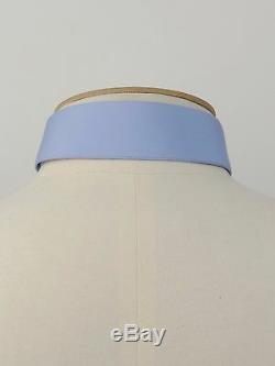 PRADA F/W 2008 RUNWAY Light Blue Cotton Narrow Detachable Collar IT39/US15.5