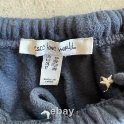 Peace Love World Hoodie Sweatpants Set Bundle of 3 stars Embroidery Size S