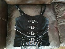 Punk, goth, rocker top, dress, shorts and corset bundle