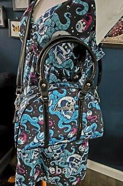 Sourpuss Clothing matching dress and handbag purse bundle rare