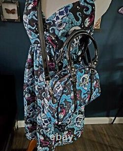 Sourpuss Clothing matching dress and handbag purse bundle rare