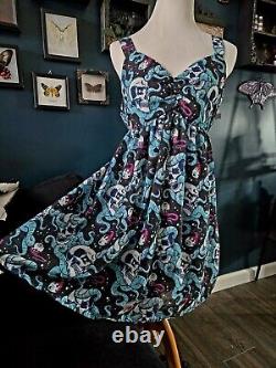 Sourpuss Clothing matching dress and handbag purse bundle rare