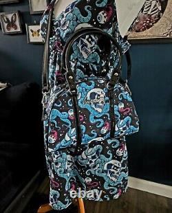 Sourpuss Clothing matching dress and handbag purse bundle rare