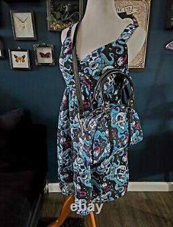 Sourpuss Clothing matching dress and handbag purse bundle rare