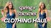 Spring Summer Clothing Haul Not Sponsored
