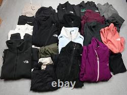 The North Face Womens Lot of 21 Black Sweater Fleece Bundle Reseller Bulk Soft