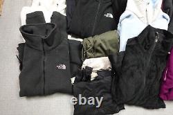 The North Face Womens Lot of 21 Black Sweater Fleece Bundle Reseller Bulk Soft