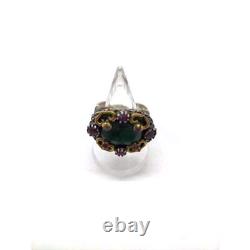 Used Clothing Yuzdhurgi Emerald Ruby Ring Women'S No. 14 Secondhand Thrift 0107
