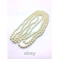 Used Clothing Yuzdhurgi Pearl Necklace Women'S Unmarked Secondhand Thrift 0155