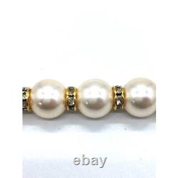 Used Clothing Yuzdhurgi Stone Gold Combi Pa Pearl Necklace Women'S Unmarked