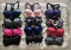 Victorias Secret VSX Underwire Lined Sports Bra Bundle Lot Size 32C