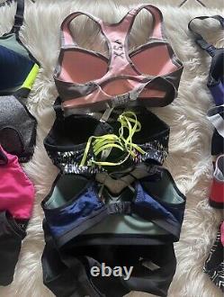 Victorias Secret VSX Underwire Lined Sports Bra Bundle Lot Size 32C