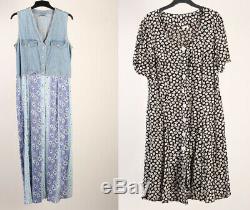 Vintage Dresses 90s Retro Ladies Summer Job Lot Bundle Wholesale x20 -Lot489