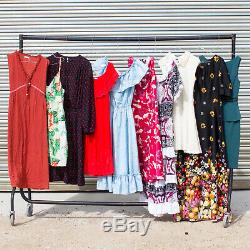 Vintage Ladies Dress Bundle Mix Occasion Seasonal Party Wholesale Job Lot X 40