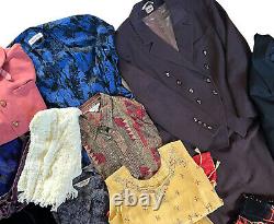Vintage Retro Clothing Bundle Grade A Re Sell 16 Pieces Mostly Womens