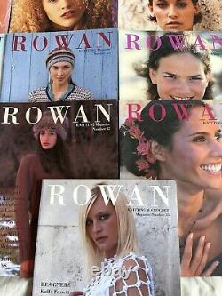 Vintage Rowan Knitting Magazines Books 15-35 (21 Book Bundle)