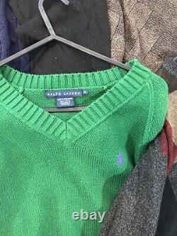 Vintage wholesale sweater bundle branded joblot mens/womens sweatshirts x20