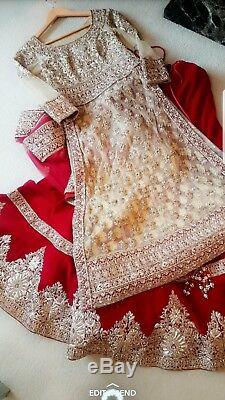 Wedding dress, Asain, Red, Bridal in size 8-10 UK. ONLY WORN ONCE