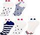 Wholesale Bundle of 300 Pairs Women's Ankle Socks with Love Heart Designs