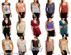 Wholesale Lot 20 to 100 Pcs Womens Dresses tops Lingerie Clothing Mixed S M L XL