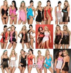 Wholesale Lot 20 to 100 Pcs Womens Dresses tops Lingerie Clothing Mixed S M L XL