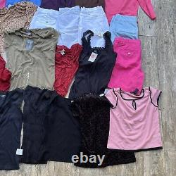 Wholesale Vintage Y2K Clothing Lot of 65 Items Women's Tops Resale Bundle