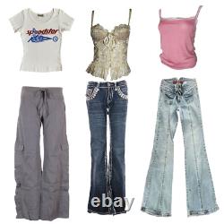 Wholesale Y2K Clothing Women's 2000s Joblot Bundle For Resellers 10+ Items