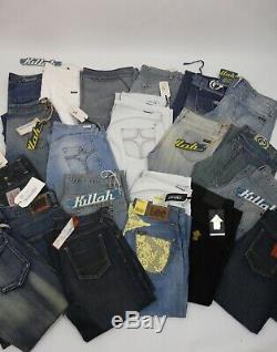 Wholesale designer joblot bundle jeans firetrap sonneti bench killah lee X34