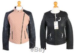 Women Biker Jackets PU Job Lot Bundle Wholesale x14 Pieces -Lot384