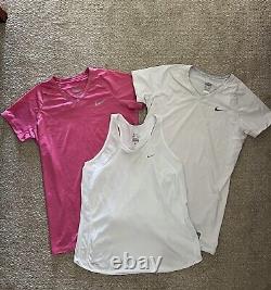 Women's Athletic Clothes Huge Lot Tops Bottoms Nike Under Armour Med/Large $125