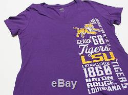 Women's LSU Tigers Clothing Bundle T-shirts Polo's Officially Licensed NCAA XS-L