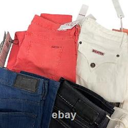 Womens Designer Jeans Bundle X8 Pairs Hudson Diesel RRP £1000+