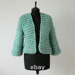Womens Knit Cardigan Size 8-12 handmade Job Lot closure Sale Clearance Bundle