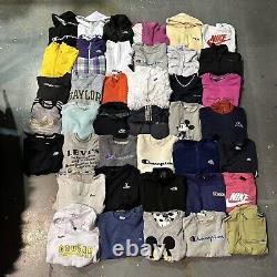 Womens Vintage Clothing Sweatshirt Wholesale Bundle 40 Item Job Lot NIKE ADIDAS