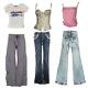 Womens Vintage Clothing Wholesale Joblot Bundle Style Y2K Early 2000's Fashion
