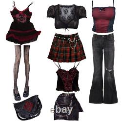 Womens Vintage Clothing Wholesale Joblot Bundle Style Y2K Punk / Grunge / Goth