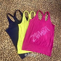 Zumba Fitness dance gym workout wear 11 piece clothing bundle Small